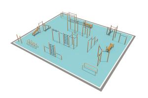 Купить Районная площадка для Воркаут и WRK 7_76mm в Костерёве 