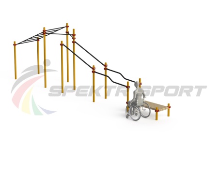 Купить Спортивный комплекс для инвалидов-колясочников WRK-D22_76mm в Костерёве 